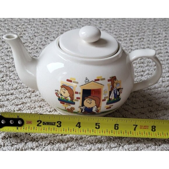 Tetley Character Teapot White Ceramic Collectible - Picture 11 of 11